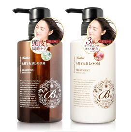 バストクリーム「AMY  BLOOM SHAMPOO & TREATMENT」各400g