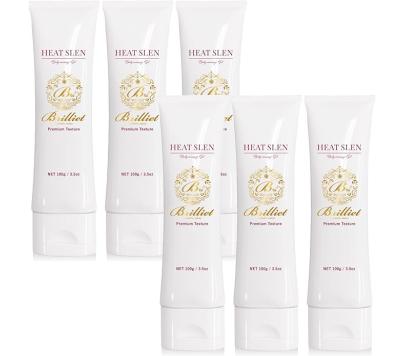 マッサージクリーム [エステ監修] 温感 ホットジェル「HEAT SLEN GEL」200g×3本